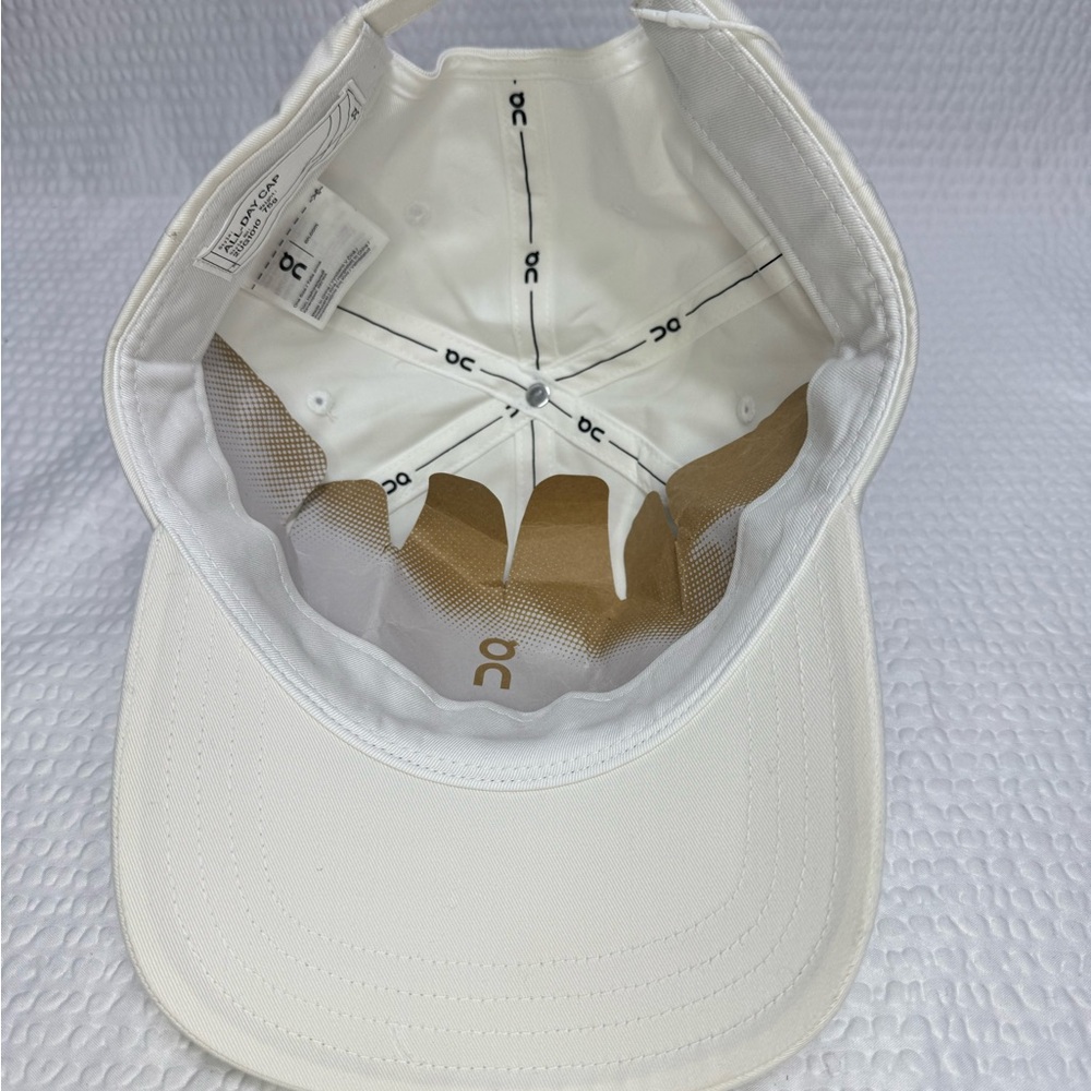 On White Baseball Cap white - Picture 8 of 10